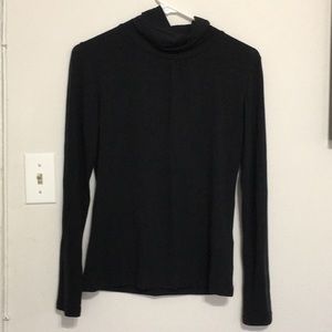 Black Glitter Turtleneck